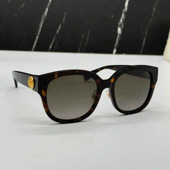 NEW GUCCI GG1409SK 002 HAVANA BROWN ROUND WOMEN GUCCI  display picture 1